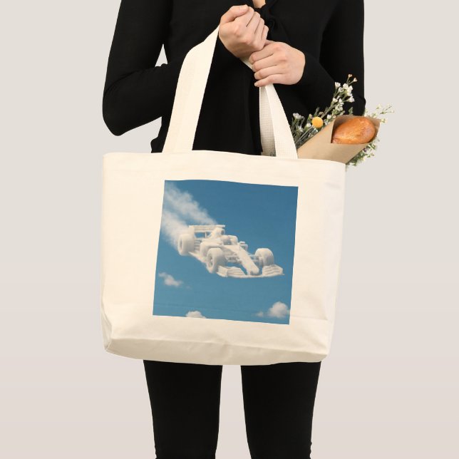 Cloud racer, jumbo tote bag de (Front (Product))