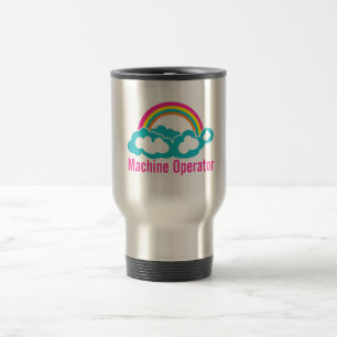 Cloud Rainbow Machine Operator Travel Mug