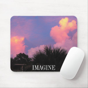 Cloud Shapes Mouse Pad