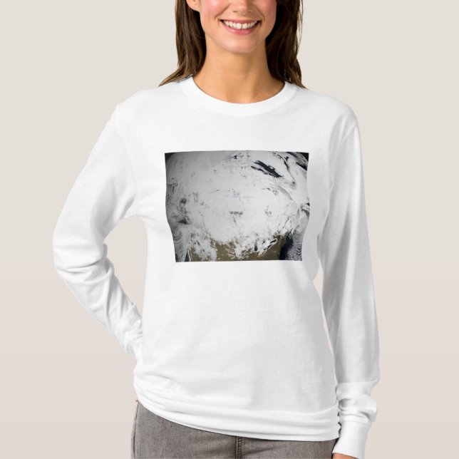 Cloud simulation of a single day 2 T-Shirt (Front)