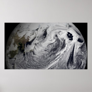 Cloud simulation of a single day 4 poster