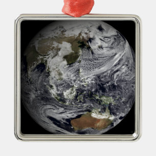 Cloud simulation of the full Earth Metal Tree Decoration