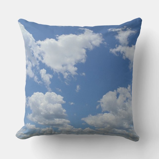 Cloud Sleeping Blue Sky Sofa Bed Couch Throw Cushion (Front)