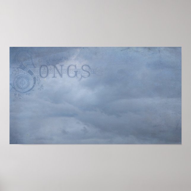 Cloud Songs Poster (Front)