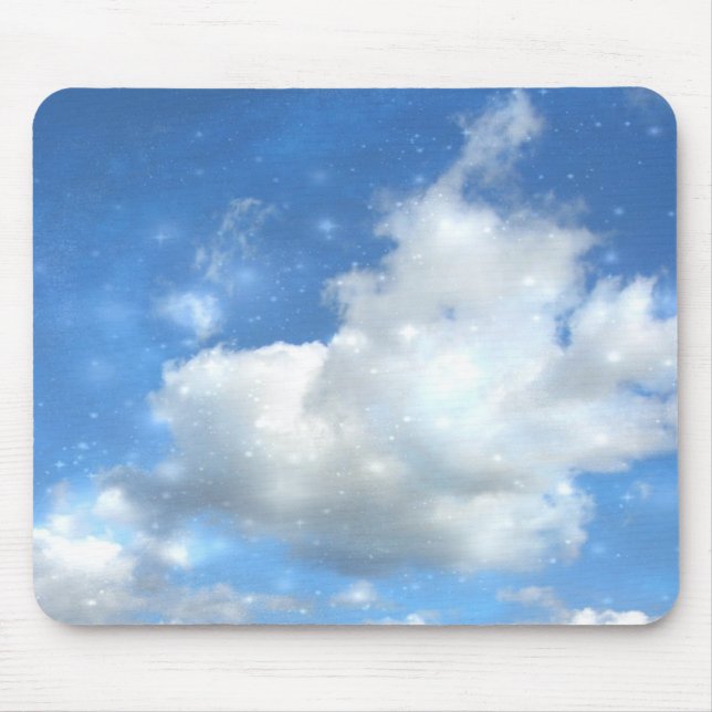 Cloud Sparkles Mousepad (Front)