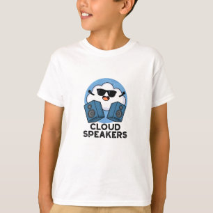 Cloud Speakers Funny Weather Pun T-Shirt