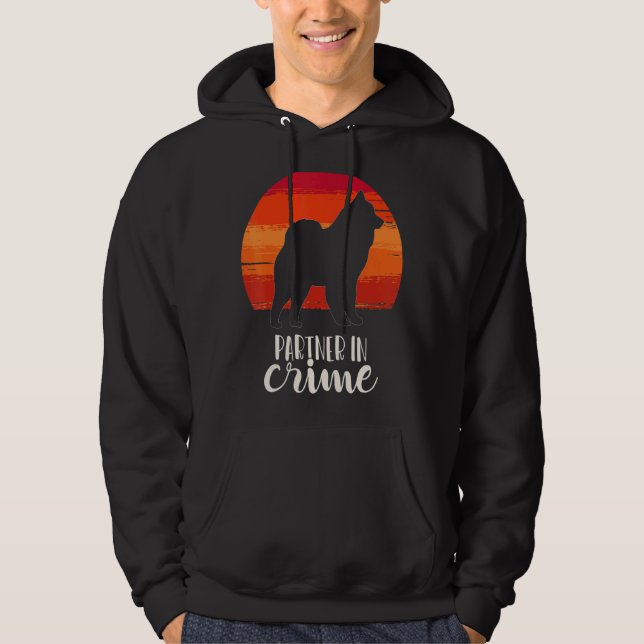 Cloud Spitz German Spitz Retro 16 Hoodie (Front)