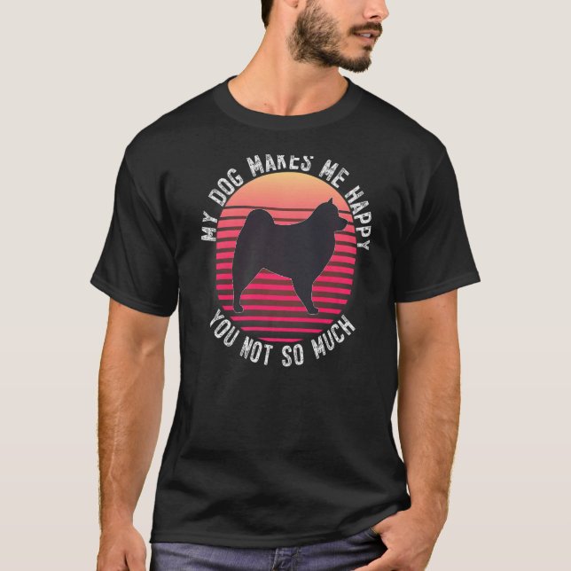 Cloud Spitz German Spitz Retro  2 T-Shirt (Front)