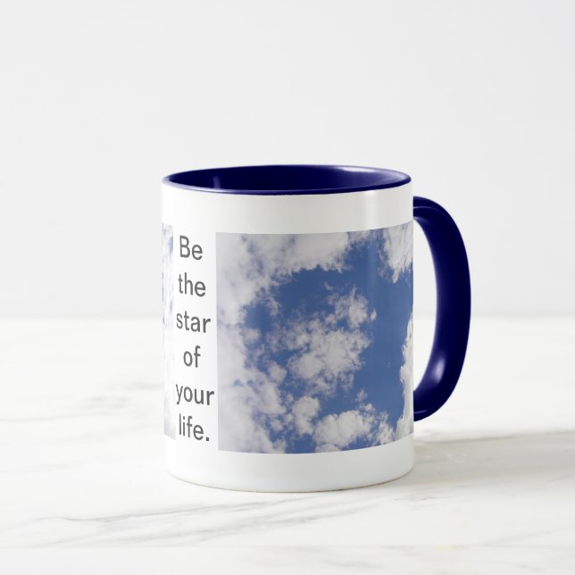 Cloud Stars Image Template Mug (Front Right)