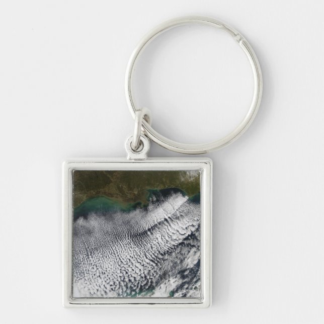 Cloud streets in the Gulf of Mexico Key Ring (Front)