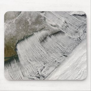 Cloud streets off New England and the Maritimes Mouse Pad