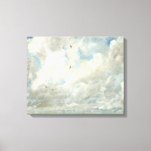 Cloud Study, 1821 (oil on paper laid down on board Canvas Print