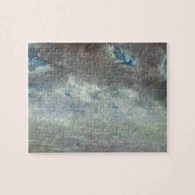 Cloud Study, 1821 (oil on paper on board) Jigsaw Puzzle (Horizontal)