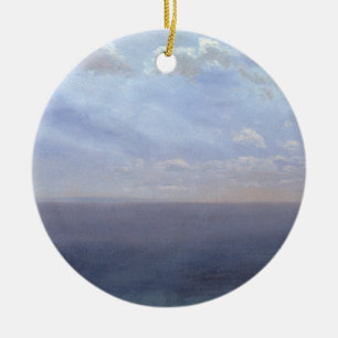Cloud Study with Sea and Sky – Albert Bierstadt Ceramic Tree Decoration