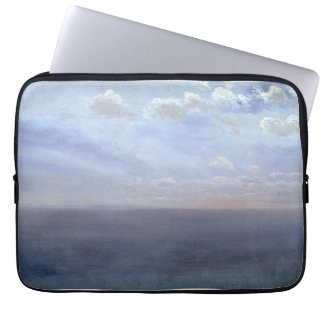 Cloud Study with Sea and Sky – Albert Bierstadt Laptop Sleeve (Front)