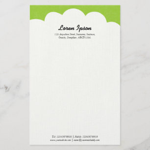 Cloud Top - Martian Green Stationery