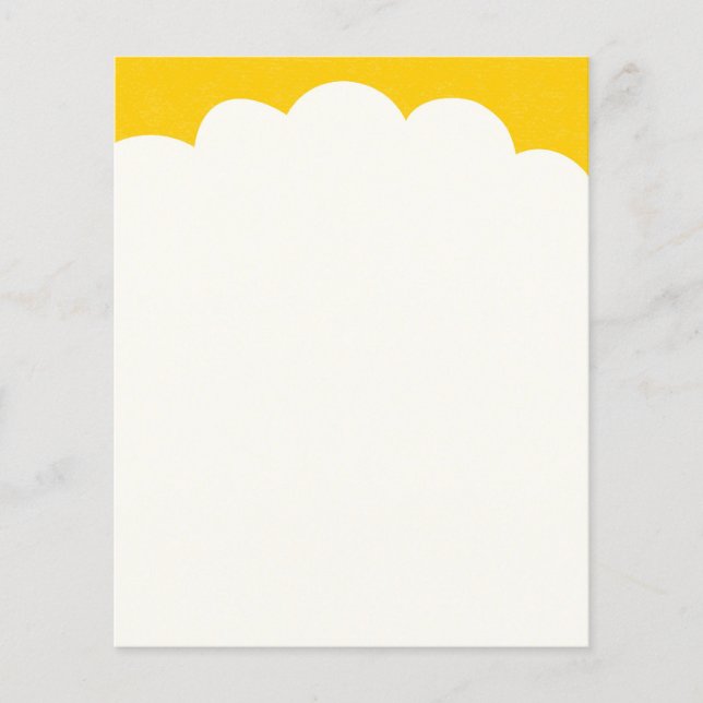 Cloud Tops - Amber Flyer (Front)