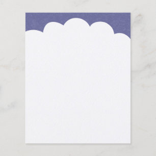 Cloud Tops - Purple Grey Flyer