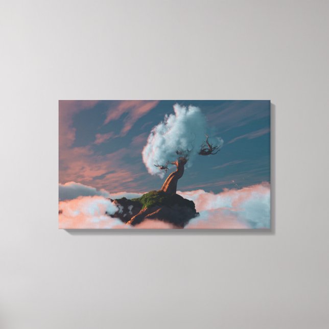 Cloud Tree Canvas Print (Front)