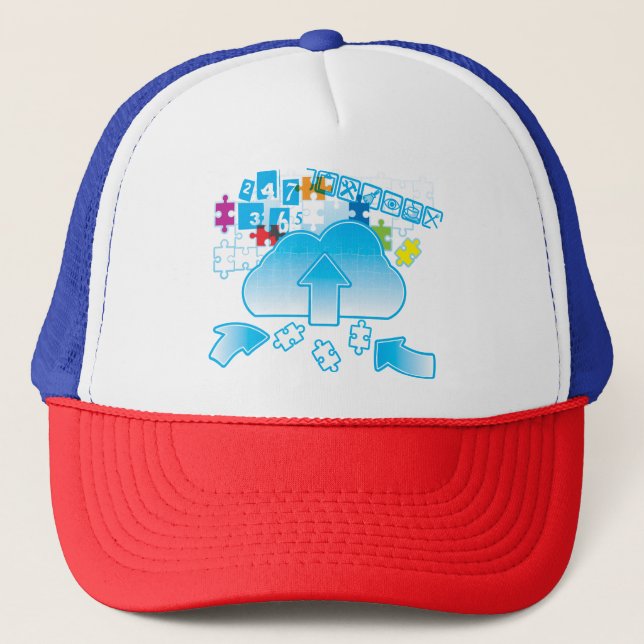 CLOUD TRUCKER HAT (Front)