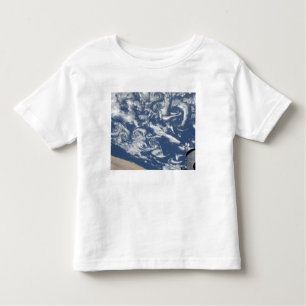 Cloud vortex streets off the coast toddler T-Shirt