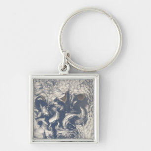 Cloud vortices in the area of the Canary Island Key Ring