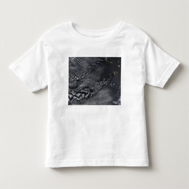 Cloud vortices over the Cape Verde islands Toddler T-Shirt (Front)