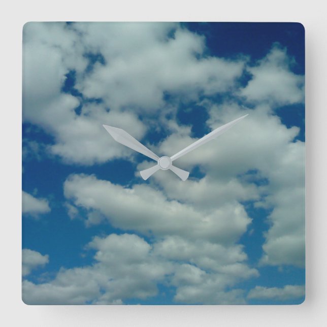 Cloud Wall Clock (Front)