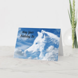 Cloud Wolf Dad Card
