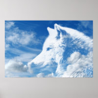 Cloud Wolf Head