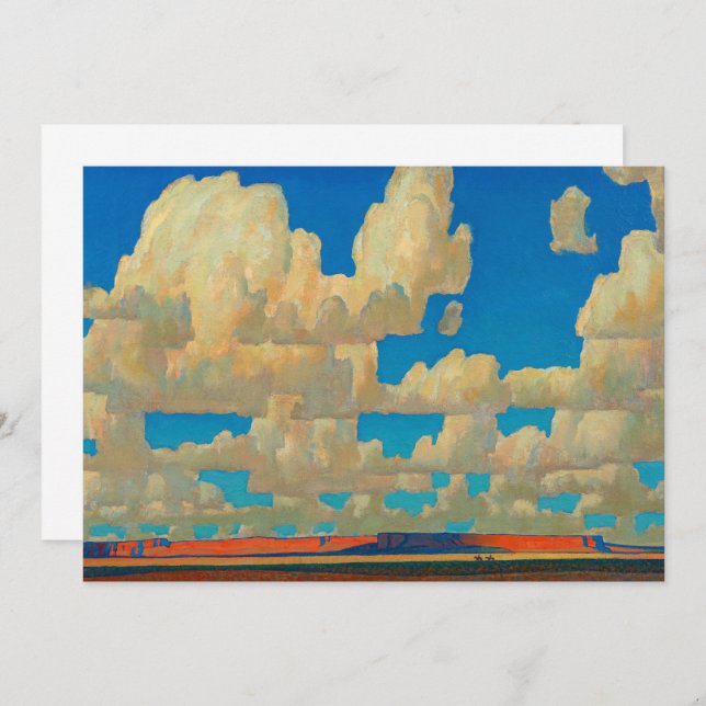 Cloud World by Maynard Dixon Invitation (Front/Back)