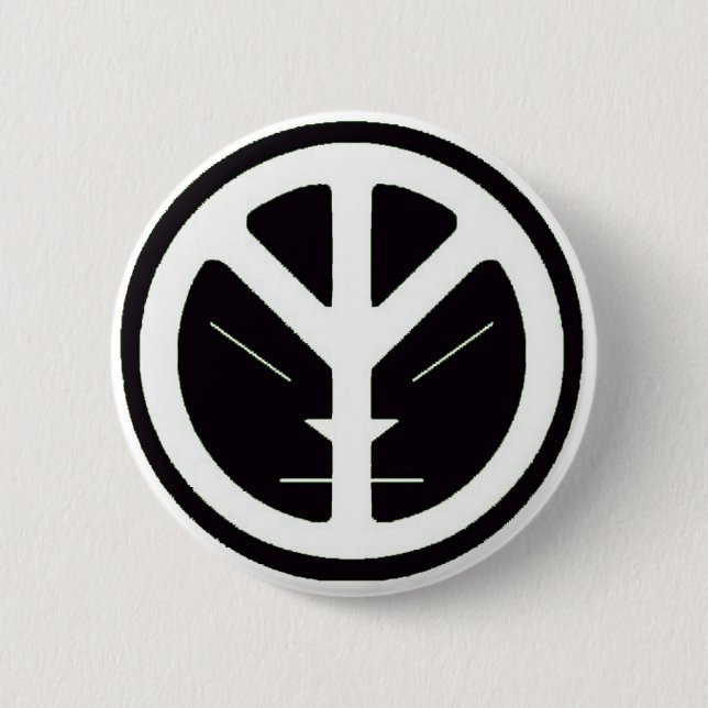 Cloud Xi PEACE Button (Front)