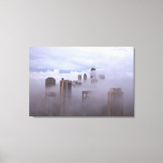 Cloudbase in the City On Canvas Print
