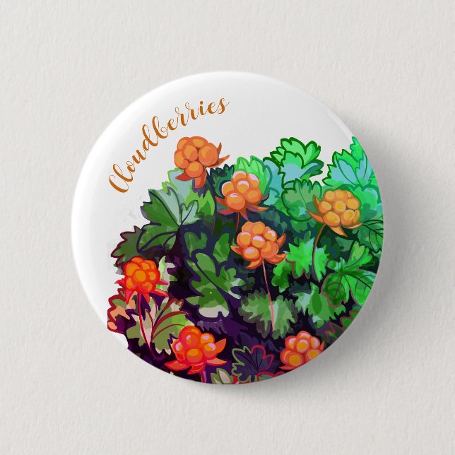 Cloudberries 6 Cm Round Badge (Front)