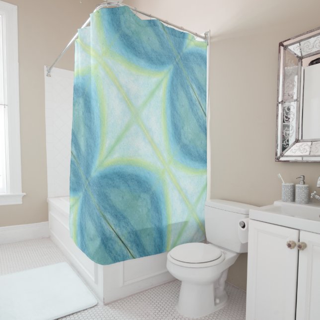 Cloudburst Shower Curtain (In Situ)