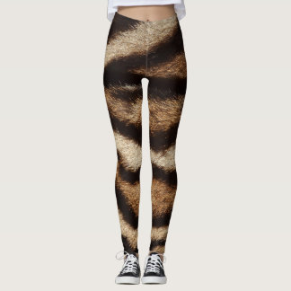 Clouded leopard fur, exotic pattern. leggings