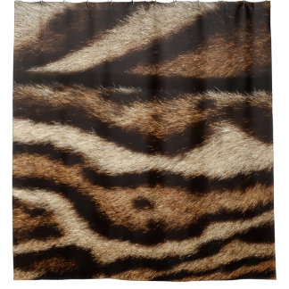 Clouded leopard fur, exotic pattern. shower curtain