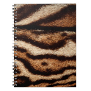 clouded leopard fur notebook