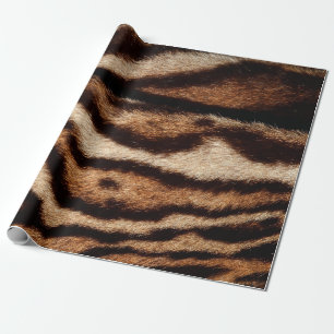 clouded leopard fur wrapping paper