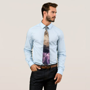 Clouded lightening storm tie