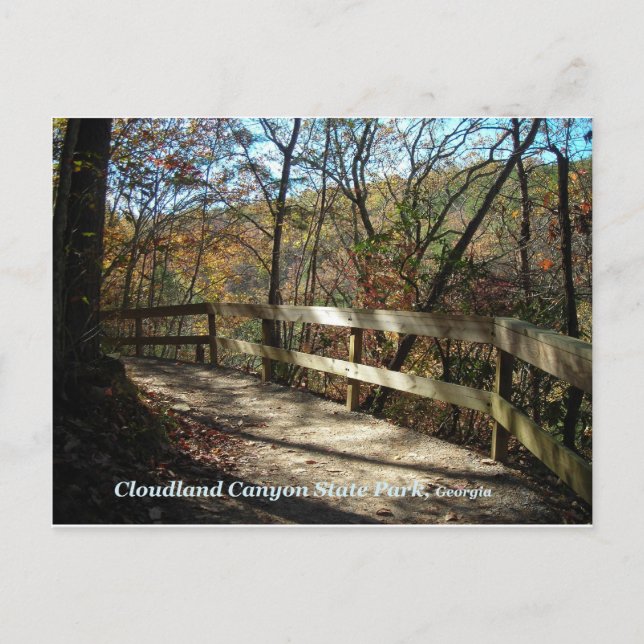 Cloudland Canyon State Park Pathway Postcard (Front)