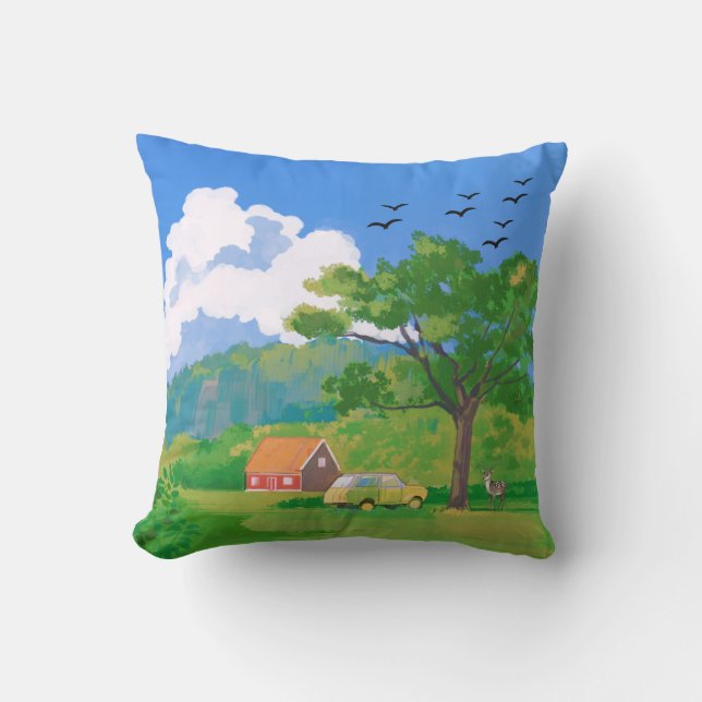 Cloudlane Cottage  Cushion (Front)