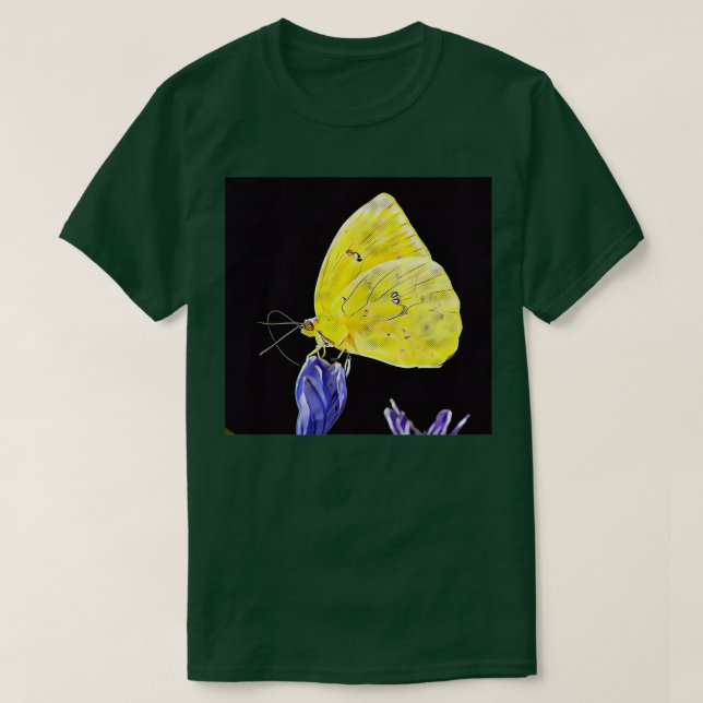 Cloudless Sulphur Butterfly T-Shirt (Design Front)
