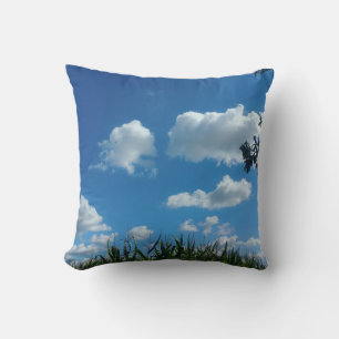 Clouds And Blue Sky Cushion