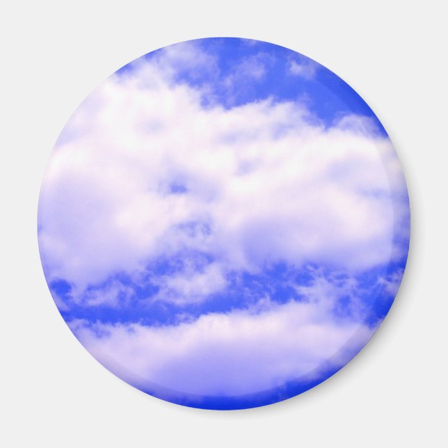 Clouds and Clear Blue Sky Magnet (Front)