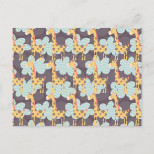 Clouds and Giraffes Postcard