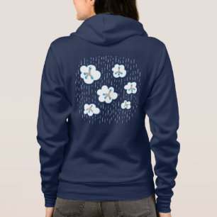 Clouds And Methane Molecules Blue Chemistry Geek Hoodie