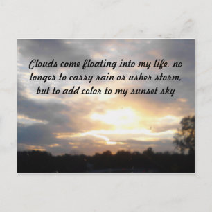 Clouds and Sun Postcard