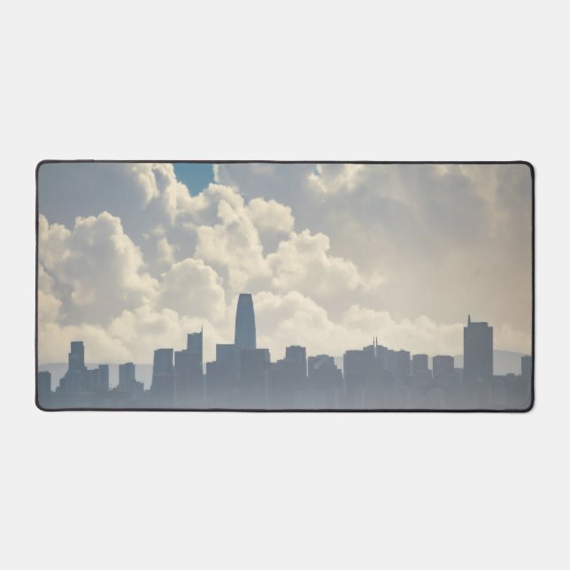 Clouds and the City Desk Mat (Front)