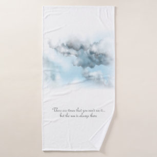 Clouds bath towel